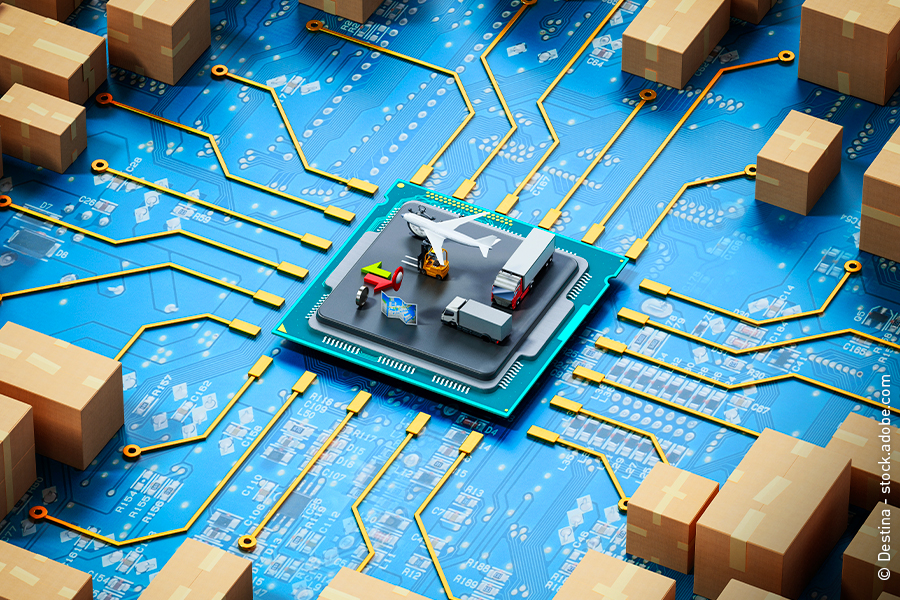 Der Einsatz von künstlicher Intelligenz in der Supply Chain bietet großes Potential.