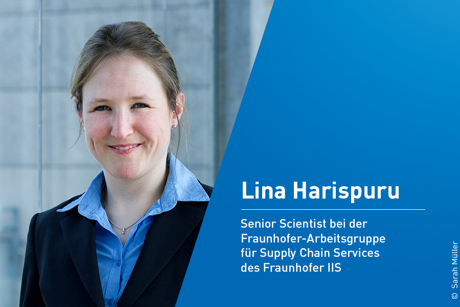 Lina Harispuru ist Senior Scientist in der Abteilung Analytics bei der Fraunhofer-Arbeitsgruppe für Supply Chain Services