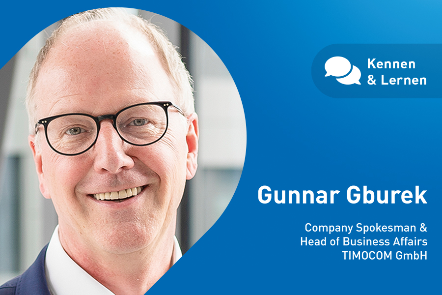 Gunnar Gburek, Company Spokesman, TIMOCOM