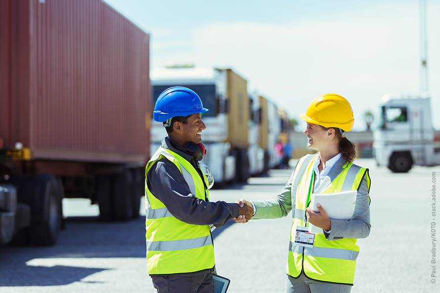 Zusammenarbeit in der Logistik