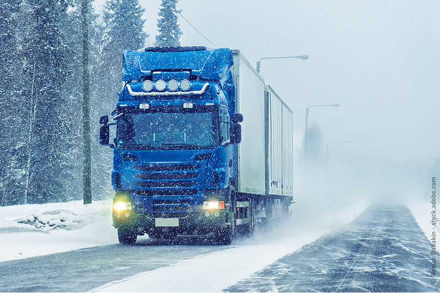 LKW-Fahren im Winter Tipps für LKW-Fahrer