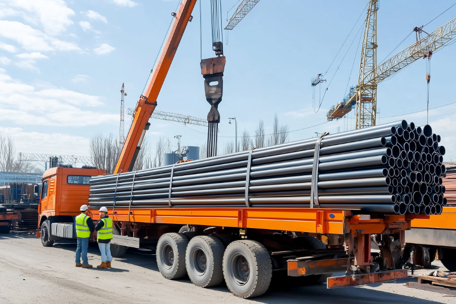 Die Baustellenlogistik ist ein vielseitiges Aufgabenfeld.