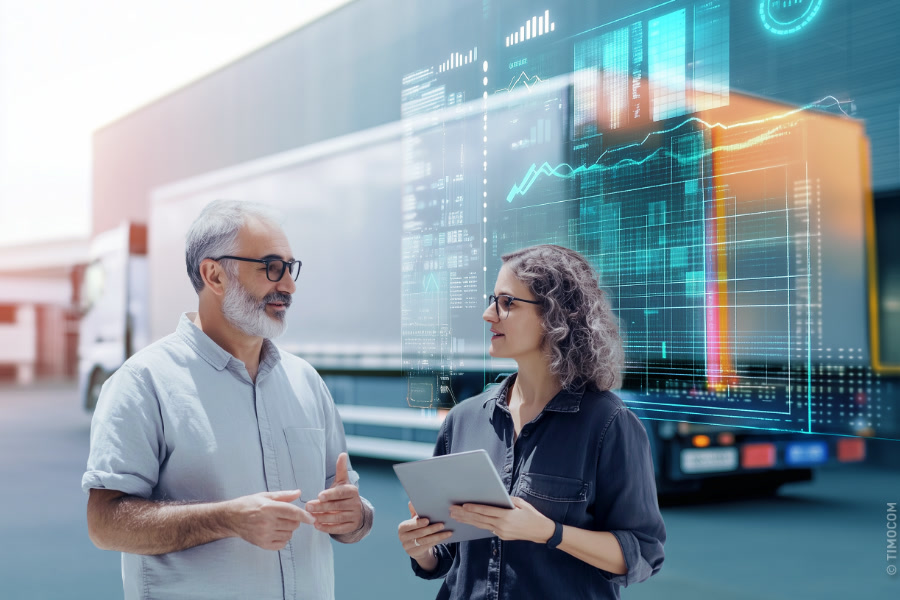 Digitale Logistik vereinfacht auch die Transportvergabe