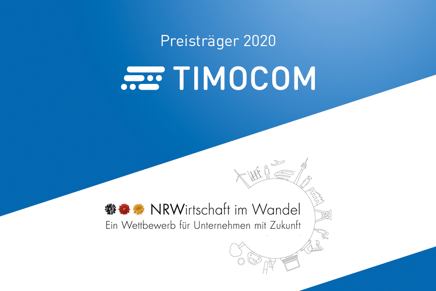 Auszeichnung NRW-Wirtschaft im Wandel für TIMOCOM