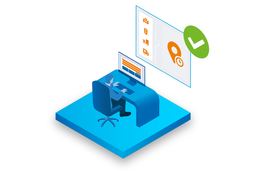 TIMOCOM Live-Sendungsverfolgung Isografik – Status manuell